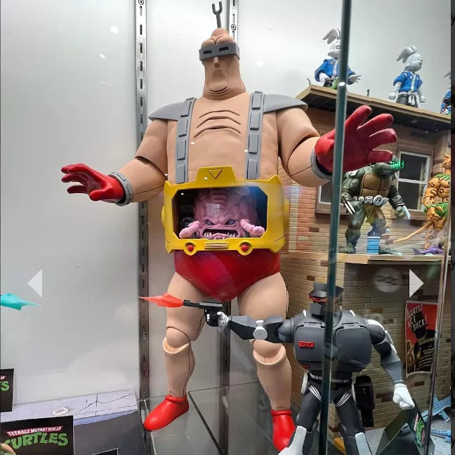 Imagen de Krang Robot gigante mostrado en la San Diego Comic Con 2023