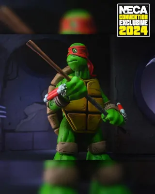 Imagen de la figura exclusiva SDCC de Neca Donatello