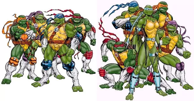 Imagen de los diselños de Michael Dooney para The Next Mutation