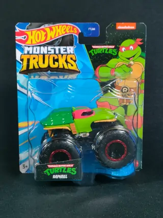 Imagen frontal del Monster Truck Tortugas Ninja de Raphael