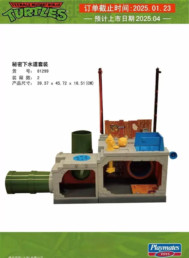 Imagen de la reedición del Playset de La Alcantarilla