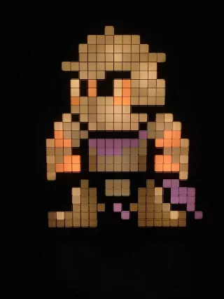 Imagen de la lamparita de Shredder una vez está encendida