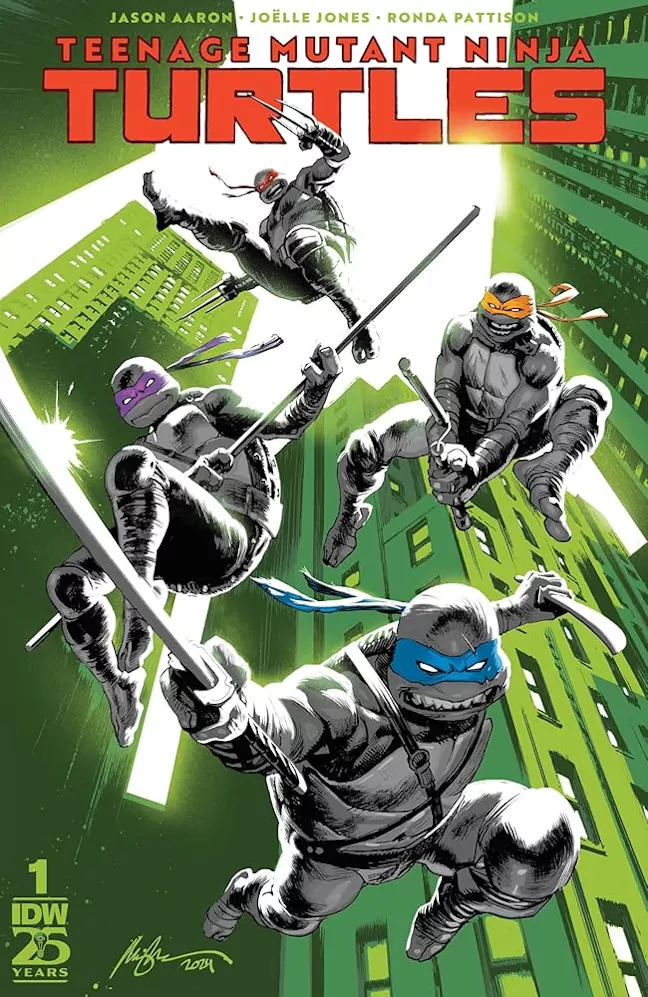 Imagen del nuevo cómic de Las Tortugas Ninja 2025 escrito por Jason Aaron