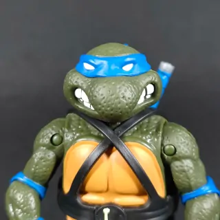 Imagen del rostro de la figura de Leonardo Remastered