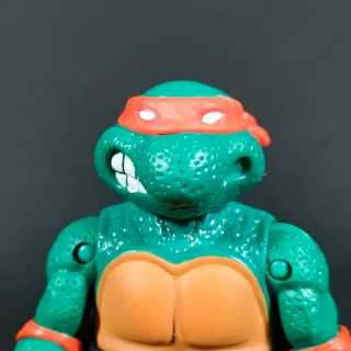 Imagen del rostro de la figura de Michelangelo Remastered