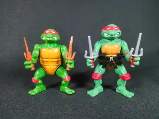 Imagen comparativa de la versión Remastered de Raphael junto a la vintage
