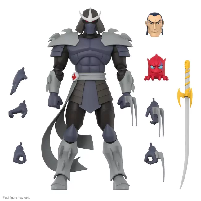 Imagen promocional de la figura de Super7 de Shredder, de Las Tortugas Ninja 2003 wve 2