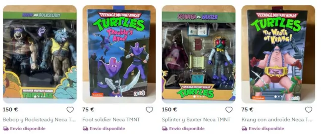 Imagen de los precios para comprar figuras modernas en Wallapop