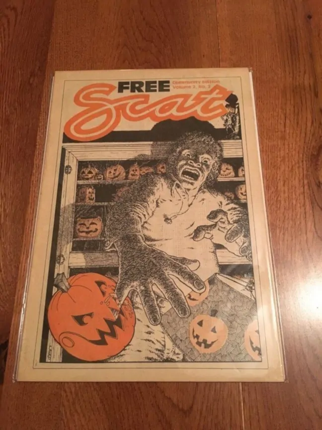 Imagen de la portada del número uno de la revista Scat