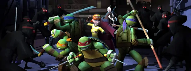 Imagen de la serie de Las Tortugas Ninja de Nickelodeon
