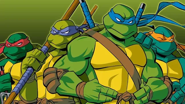 Imagen de la serie de Las Tortugas Ninja en los años 2000
