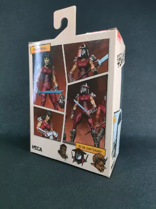 Imagen trasera del packagin de Karai as The Shredder