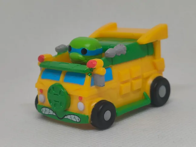 Imagen de Leonardo dentro de la Turtle Van
