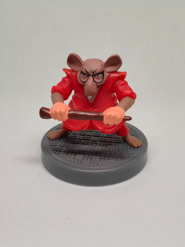 Imagen de la figura de Splinter de Las Tortugas Ninja de Burger King