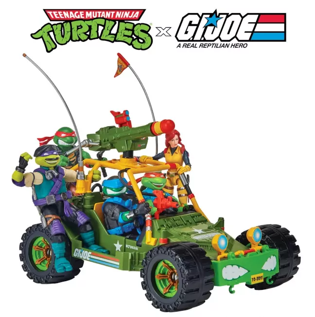 Imagen del nuevo vehículo de la colección Tortugas Ninja X GI Joe