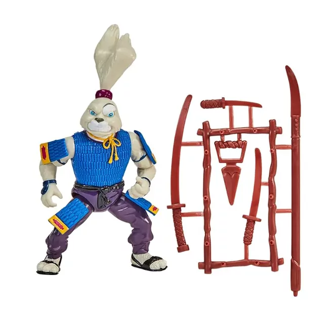Imagen de la figura reedición de Usagi Yojimbo 2026 con sus accesorios