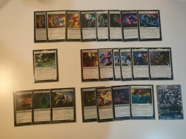 Imagen de las cartas del mazo para el torne de presentación