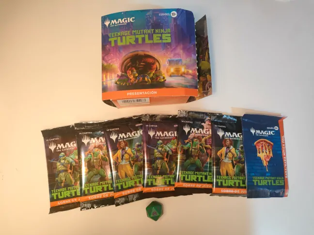 Imagen del set de presentación de MTG Tortugas Ninja