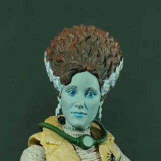Imagen del rostro base de April O'Neil como la novia de Frankestein