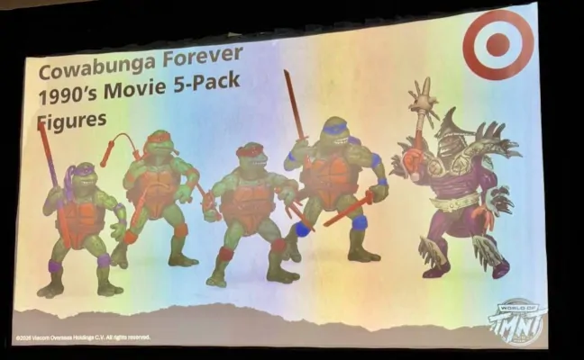 Imagen de los personajes Movie Star presentados por Playmates en la SDCC 2026