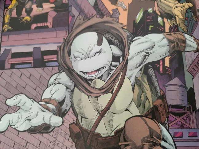 Imagen del cómic The Last Ronin del personaje de Uno